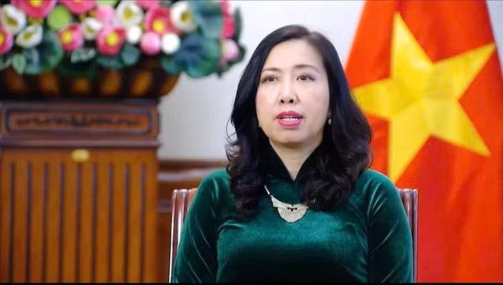 Thứ trưởng Ngoại giao Lê Thị Thu Hằng.
