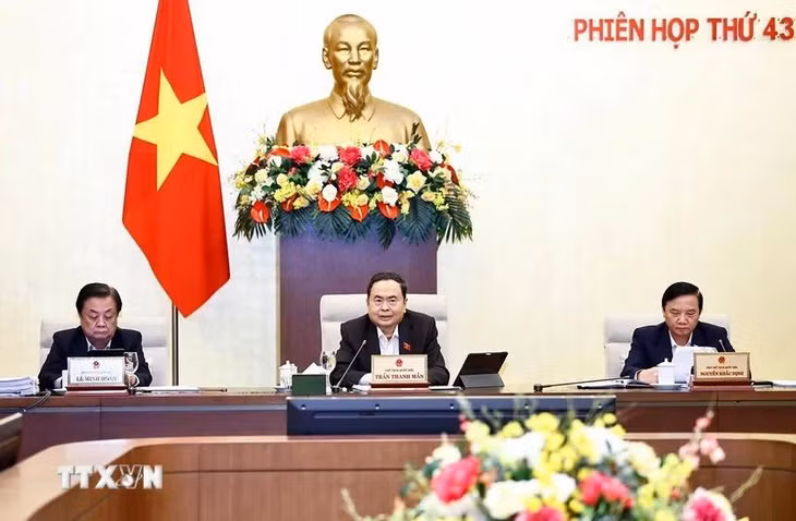 Chủ tịch Quốc hội Trần Thanh Mẫn phát biểu. (Ảnh: Doãn Tấn/TTXVN)