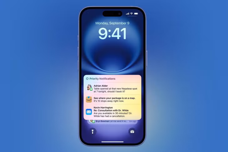 Priority Notifications trên beta iOS 18.4. Ảnh: Macrumors
