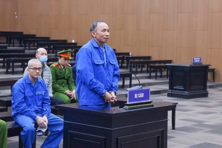 Bị cáo Nguyễn Trọng Đường tại toà.