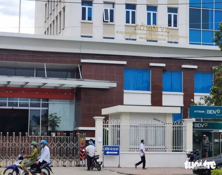 Sở Nội vụ tỉnh Tiền Giang, nơi ông Bảo từng công tác - Ảnh: HOÀI THƯƠNG