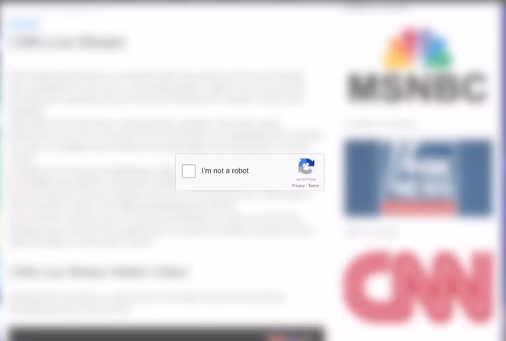 CAPTCHA này đã quá quen thuộc: tick vào ô trống để khẳng định rằng “Tôi không phải người máy” - Ảnh: Malwarebytes Labs.