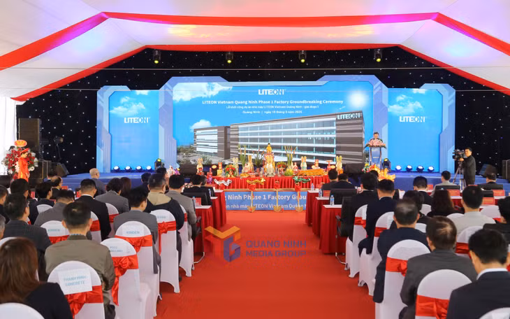 Lễ khởi công Nhà máy Lite-On Quảng Ninh - giai đoạn 1.