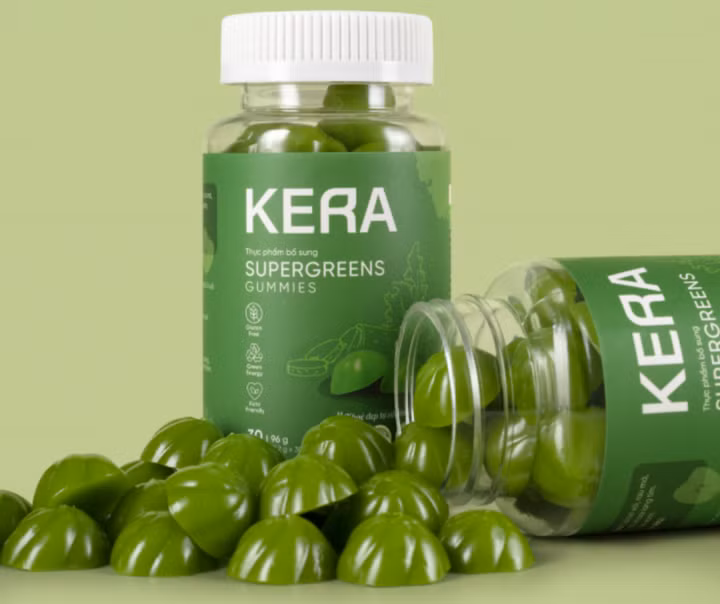 Sản phẩm kẹo rau củ Kera.