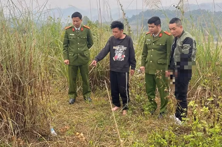 Hiện trường nơi xảy ra sự việc - Ảnh: Công an thị trấn Bát Xát