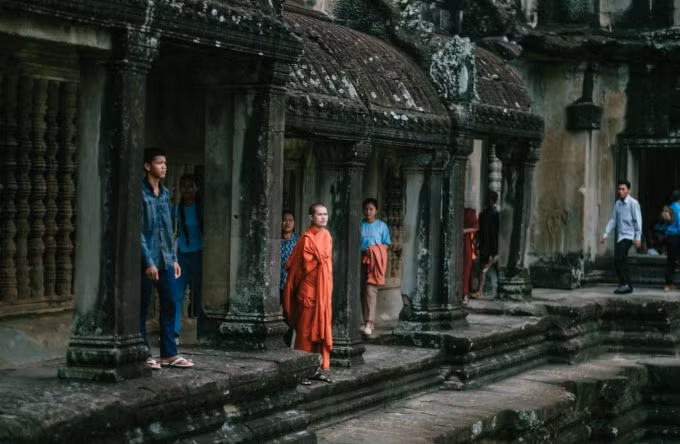 Đền Angkor Wat tại Campuchia dưới ống kính khách Việt. Ảnh: Hoàng Điệp