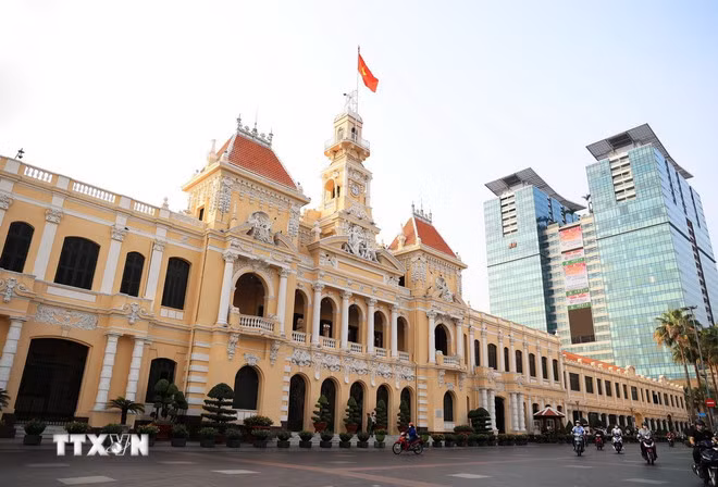 Trụ sở UBND Thành phố Hồ Chí Minh. (Ảnh: Hồng Đạt/TTXVN)