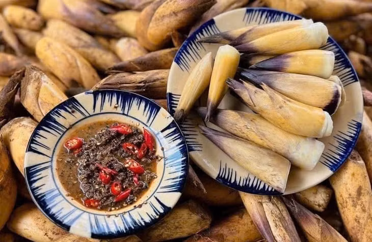 Giá măng vầu ngọt Tây Bắc tăng gấp 3 lần. Ảnh: Rio Foods.