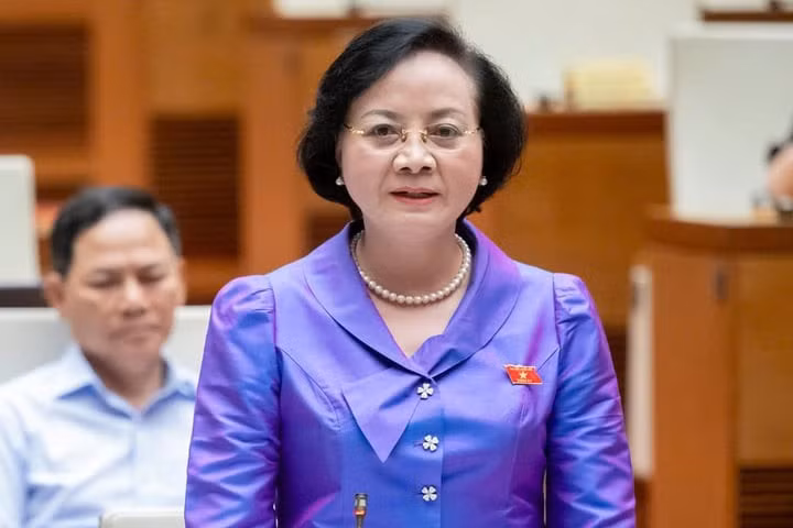 Bộ trưởng Nội vụ Phạm Thị Thanh Trà. (Ảnh: quochoi.vn)