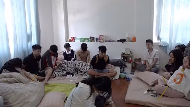 Các đối tượng trong đường dây rửa tiền. Ảnh: Lam Hồng