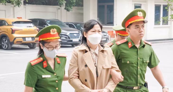 Bị cáo Trịnh Thị Thúy Nga. Ảnh: CTV