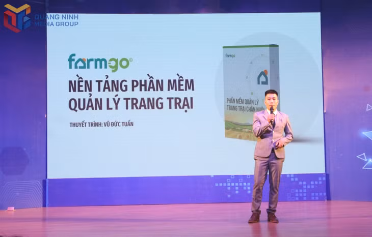 Phần trình bày dự án “Nền tảng phần mềm quản lý trang trại FarmGO” của tác giả Vũ Đức Tuấn (TX Quảng Yên) đã xuất sắc lọt qua vòng bán kết để tranh tài tại vòng chung kết toàn quốc cuộc thi “Tìm kiếm ý tưởng, dự án khởi nghiệp sáng tạo năm 2023”.