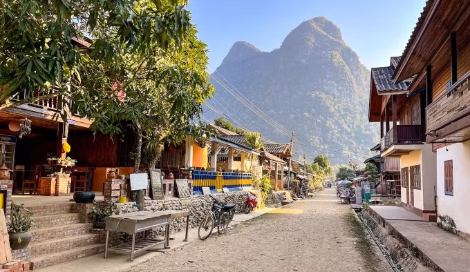 Khung cảnh yên bình tại Luang Prabang, Lào. Ảnh: XYZ Asia