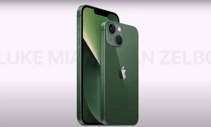 Ảnh được cho là iPhone 13 và 13 Mini màu mới. Ảnh: Luke Miani