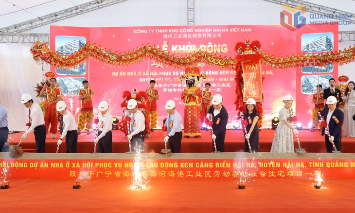 Công ty TNHH KCN Hải Hà Việt Nam khởi động dự án khu nhà ở xã hội giai đoạn 1, ngày 26/4/2025.