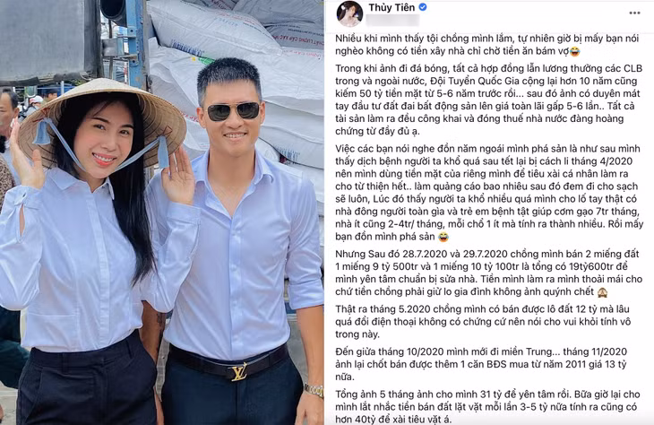 Thủy Tiên công khai thu nhập, tài sản 'khủng' của Công Vinh ảnh 2