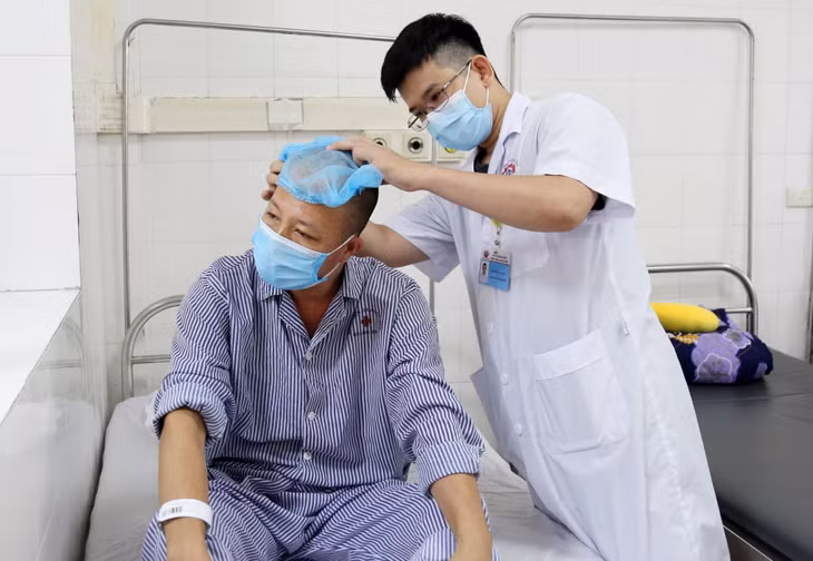 Bệnh nhân N.V.K phục hồi tốt sau phẫu thuật.