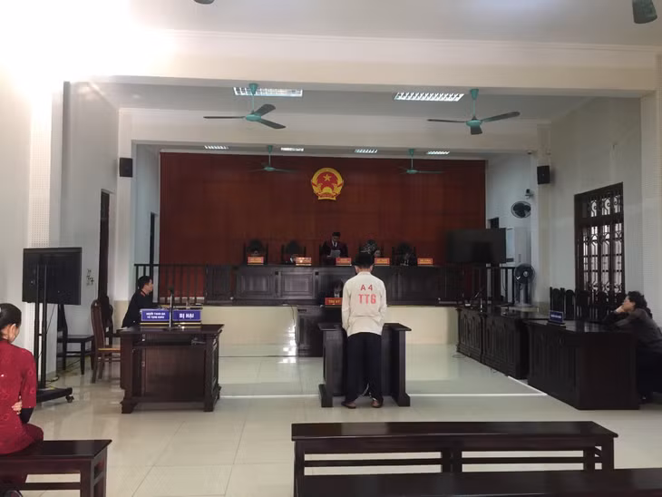 Một vụ xét xử án hình sự tại TAND tỉnh, tháng 1/2021.