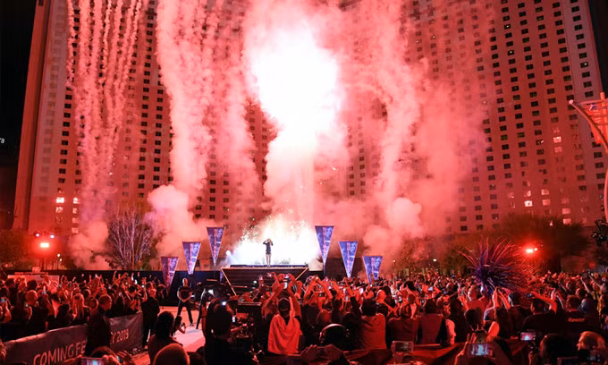 Tính từ năm 2016, Britney Spears phát hành một album và diễn hơn 50 show tại Las Vegas, kiếm hàng trăm triệu USD. Ảnh: NY Times.