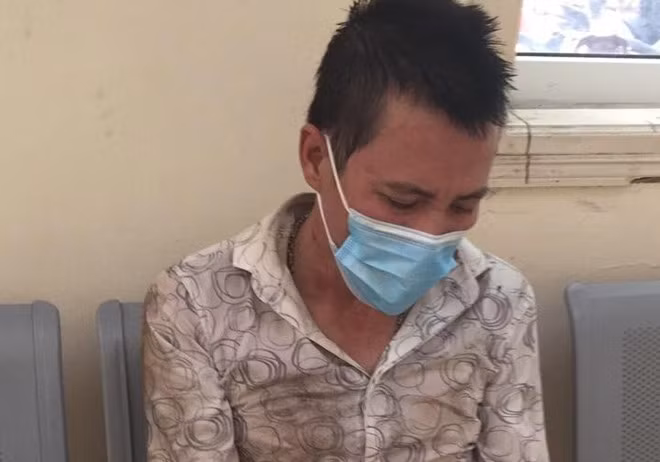 Đối tượng Nghị tại cơ quan Công an.