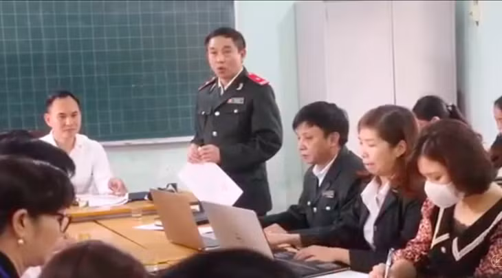 Ngày 29/3, UBND huyện Quốc Oai (TP Hà Nội) công bố quyết định thanh tra số 2449/QĐ-UBND, thanh tra toàn bộ sự việc. Ảnh: LV