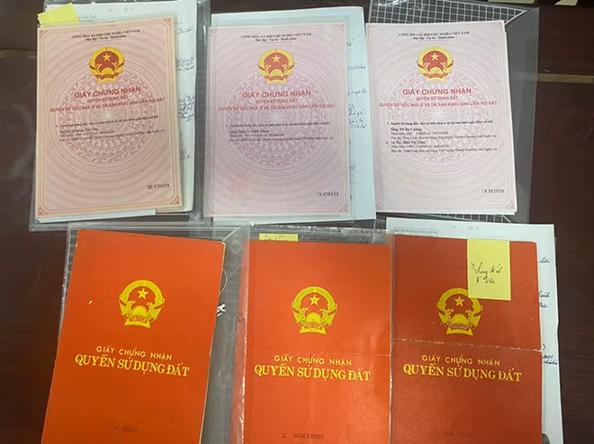 Tang vật vụ án.