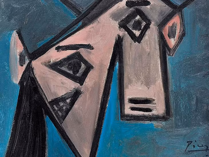 ‘Woman’s Head’ của danh họa Picasso là một trong 3 bức bị đánh cắp khỏi Phòng trưng bày quốc gia ở thủ đô Athens vào năm 2012. ẢNH: REUTERS