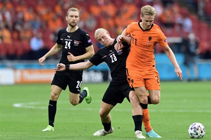 Áo có màn trình diễn kém ấn tượng sau 3 trận ở EURO 2020.