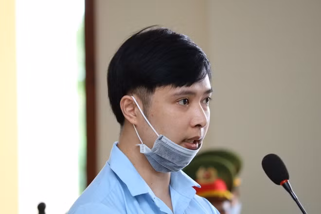 Bị cáo Nguyễn Văn Khiêm tại phiên tòa.