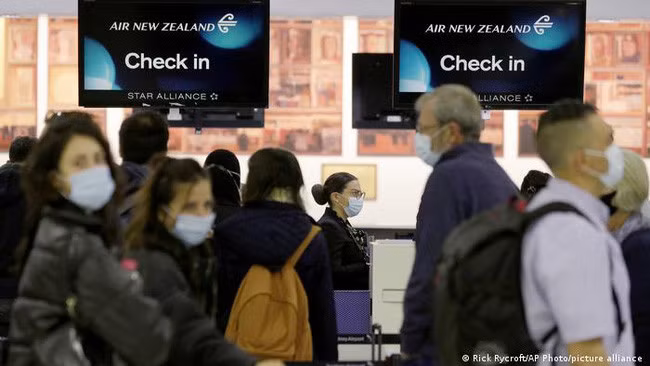 “Bong bóng du lịch” New Zealand - Australia sẽ bị tạm dừng trong 72 giờ. (Ảnh: AP)