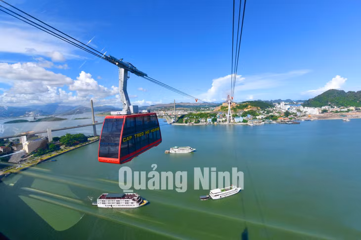 Cáp treo Nữ hoàng. Ảnh: Đỗ Phương