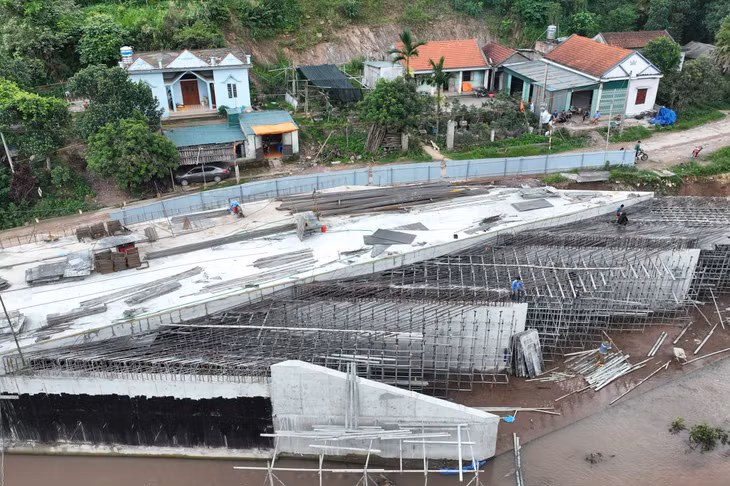 Hệ thống cống hộp đang tập trung triển khai, hoàn thành vào tháng 7/2023.