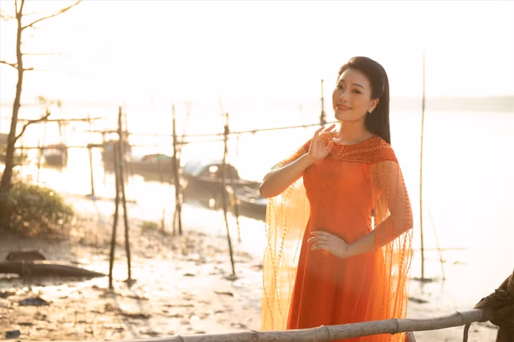 Sao Mai Huyền Trang ra mắt MV "Bến sông đợi chờ". Ảnh: Nhân vật cung cấp