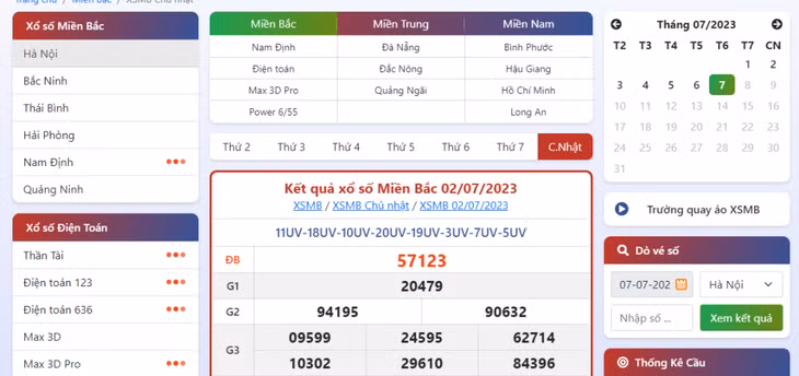 Tra cứu kết quả xổ số trên website ketqua.vn