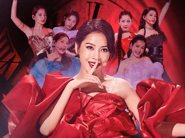 Chi Pu ra mắt trong nhóm nhạc Trung Quốc khi giành hạng 6 show Đạp gió 2023.