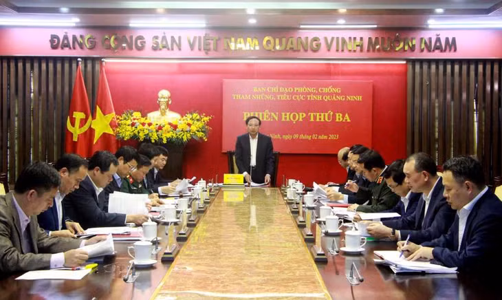 Ban Chỉ đạo phòng, chống tham nhũng, tiêu cực tỉnh Quảng Ninh họp phiên họp thứ ba ngày 09/2/2023.