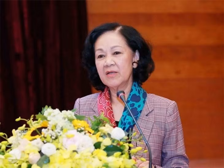 Ủy viên Bộ Chính trị, Thường trực Ban Bí thư, Trưởng Ban Tổ chức Trung ương Trương Thị Mai. Ảnh: TTXVN