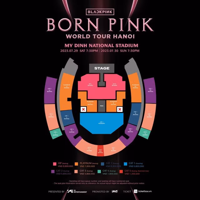 Công bố giá vé concert BLACKPINK tại Hà Nội - Ảnh 1.