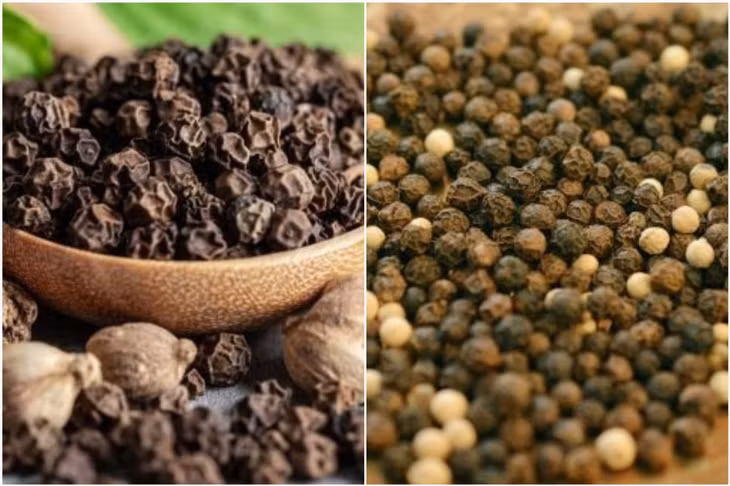 Hạt tiêu mang lại lợi ích giảm cân, giảm mỡ bụng. Đồ họa: Thanh Thanh