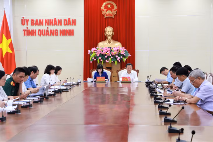 Các đại biểu dự Hội nghị tại điểm cầu tỉnh Quảng Ninh