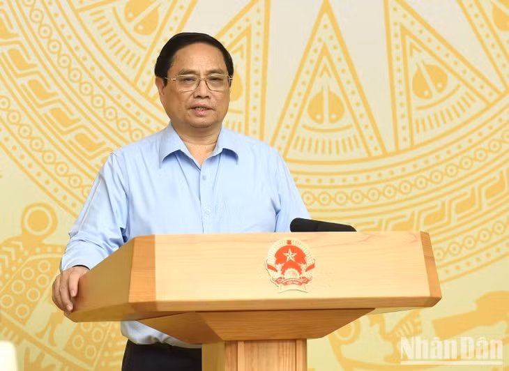 Thủ tướng Phạm Minh Chính Phát biểu khai mạc hội nghị.