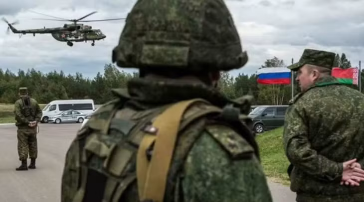 Lực lượng biên phòng Ukraine cho rằng Nga đã rút số lượng lớn quân khỏi Belarus. Ảnh: Pravda