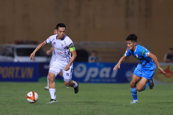 Câu lạc bộ Hà Nội giành chiến thắng 1-0 trước Nam Định. Ảnh: Minh Dân