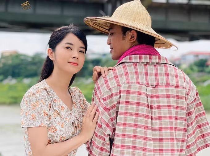 Diễn viên Ngô Lệ Quyên tiếp tục đóng vợ Mến - Nhân vật do Doãn Quốc Đam thủ vai trong "Làng trong phố" (Ảnh: VFC).
