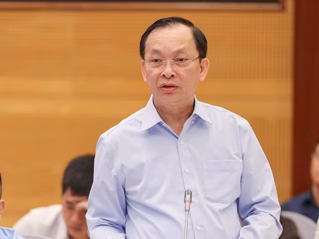 Phó Thống đốc Ngân hàng Nhà nước Việt Nam Đào Minh Tú: Lãi suất đang giảm tích cực, kể cả lãi suất điều hành và lãi suất cho vay - Ảnh: VGP/Nhật Bắc