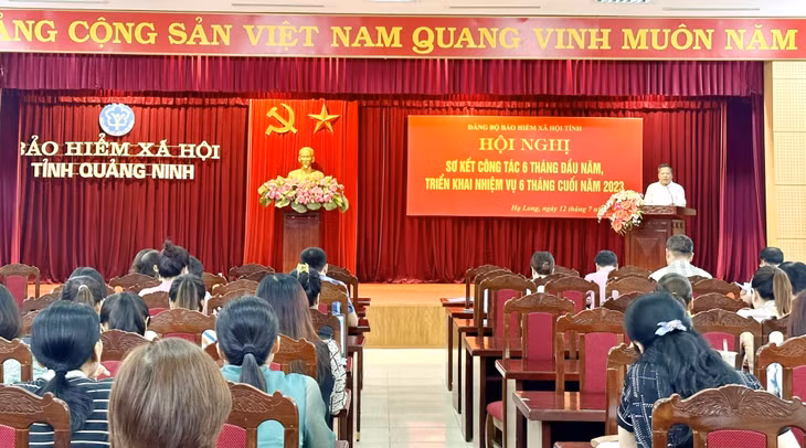 Đảng bộ BHXH tỉnh sơ kết công tác đảng 6 tháng đầu năm và triển khai nhiệm vụ 6 tháng cuối năm 2023.