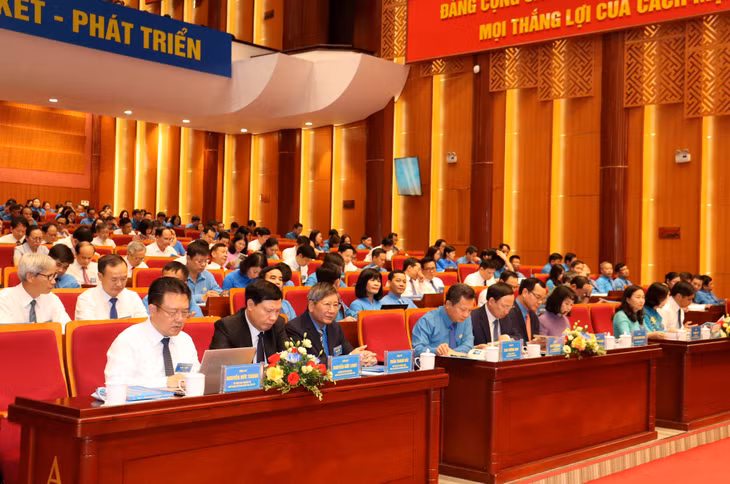 Các đại biểu dự đại hội.