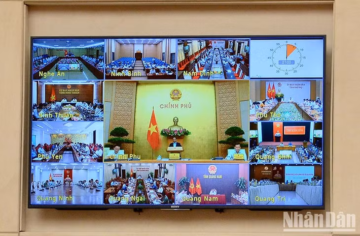 Hội nghị được truyền trực tuyến tới các tỉnh, thành phố trực thuộc Trung ương trên cả nước.