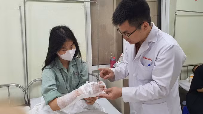 Bệnh nhân cần theo dõi khoảng 10 ngày sau phẫu thuật (Ảnh: Bệnh viện cung cấp).