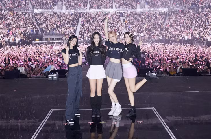 Born Pink của Blackpink đã vượt mốc 1 triệu vé bán ra sau khi đi qua gần 30 thành phố khắp thế giới. Ảnh: YG